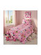 Casa Colori Kinderbettbezug Einzeln Baumwoll Rosa 160x240cm