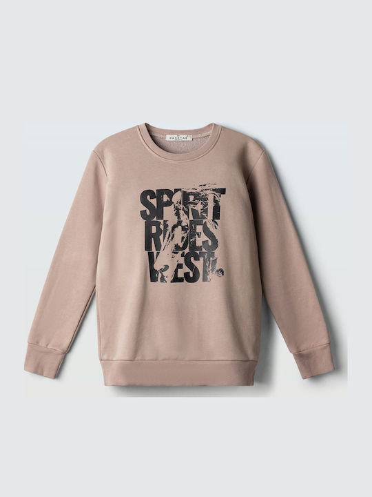 Hashtag Kinder-Sweatshirt Beige