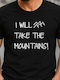 T-shirt Shte Vzema Vyni Angliysko Izdanie Cherno-Bqlo
