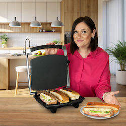 Breville Сандвич мейкър за 4 тоста 2000W Сив Breville Сандвич мейкър за 4 тоста 2000W Сив
