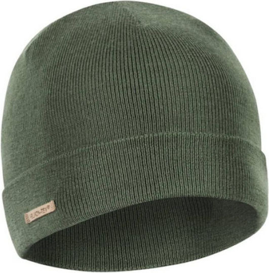 Beanie Unisex Σκούφος Πλεκτός σε Πράσινο χρώμα