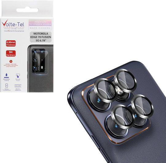 Volte-Tel Glass Cover Camera Protection Tempered Glass Black for Motorola Edge 70 Fusion 5g