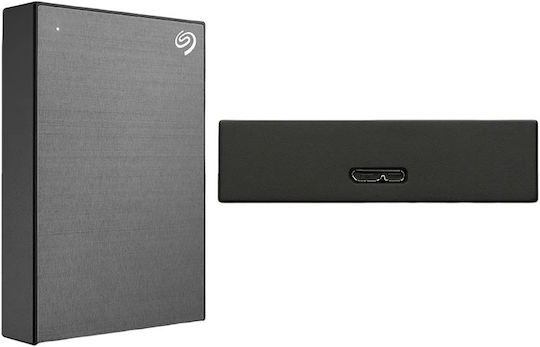 Seagate One Touch USB 3.0 External HDD 5TB 2.5" Grey