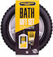 Men's Bath Set Shower Gel 160ml & 60ml Hand Scrub Rose Packaging Accentra