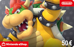 Nintendo eShop Δωροκάρτα 50€ Key για Nintendo