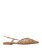 Damen Ballerinas Slingback in Beige Farbe