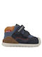 Kids Sneakers with Hoop & Loop Closure Navy Blue