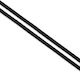 Synthetisches Sweater Schnürsenkel Kunstleder 3mm 30m Schwarz Packung 1 Stück