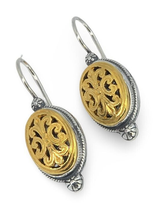 Silver Gold Plated Earrings Silver Gold Plated Earrings