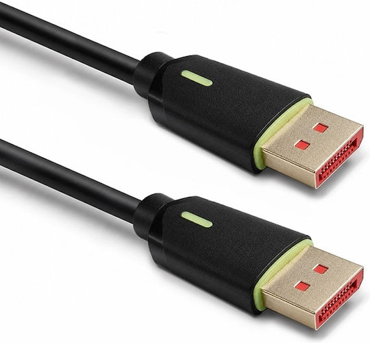 Qoltec Cablu DisplayPort male - 0.5m Gri