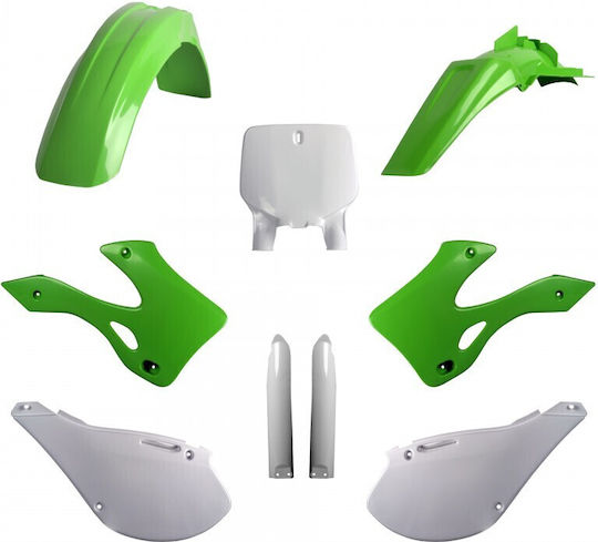 Polisport Kawasaki KX Plastik Motorradteile Bausatz