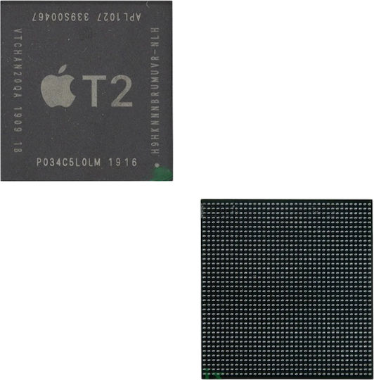 Integrated Circuit IC Chip Replacement Controller IC Chip Apple Macbook Pro 13 A1989 A1990 A1932 A2141 A2179 A2251 2018-2020 1st Generation T2 Chip Apl1027 339s00534 H9hknnn8kumuvr-nlh P034c5l0lm Code 1-chip1285
