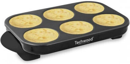 Techwood Tcp-066 Mini Pancake Maker 6 Shapes 1500w