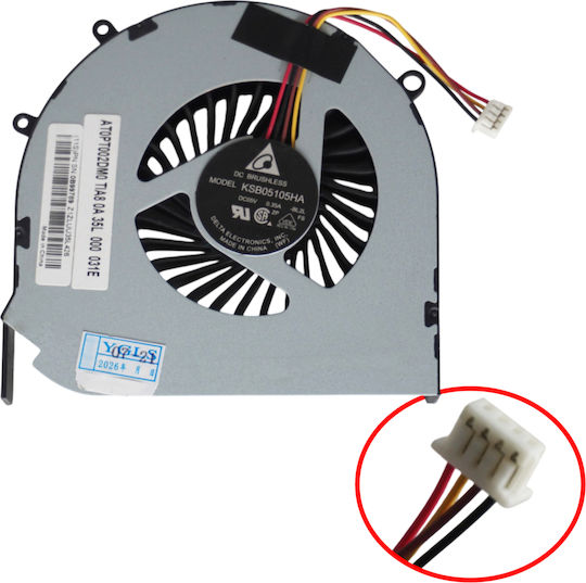 Laptop Fan Cpu Cooling Fan Lenovo Thinkpad Edge S430 3364 N3b3ege 04w6934 04w6933 04w6935 Ksb05105ha Bl2l Ksb05105ha 0b99789 4pins Code 81771