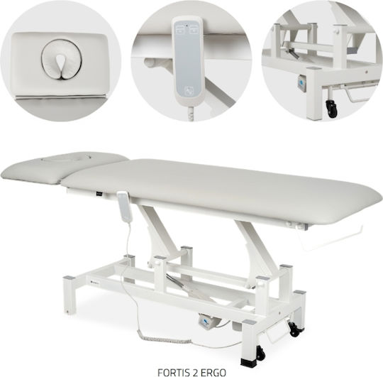 Habys Fortis 2 Physiotherapy Bed Grey Metallic 182x68cm