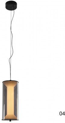 Luma Black LED Pendant Light with Warm White Light