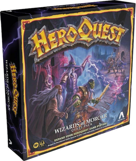 Επέκταση Παιχνιδιού HeroQuest: Wizards Of Morcar Quest Pack για 2-5 Παίκτες 14+ Ετών G1504 (EN) Hasbro