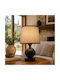 Metal Table Lamp for E27 Fitting with Honey Shade and Base