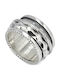 Women's Silver Spinner Ring