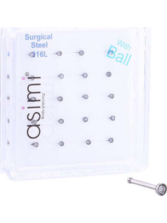 Asimi Body Piercing Обеци За Пиърсинг Нос 0.8мм Asimi Body Piercing Обеци За Пиърсинг Нос 0.8мм