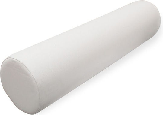 iCosmetics Κυλινδρικό Μαξιλάρι 66x15cm σε Λευκό χρώμα 00238