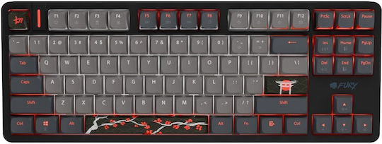 Fury Kanabo K6 Tastatură de Gaming Tenkeyless cu comutatoare Magnetic și iluminare RGB (Engleză SUA)