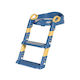 Toddler Toilet Seat Blue with Handles