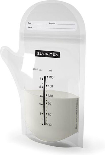 Suavinex Suavinex Aufbewahrungsbeutel Für Muttermilch 25x25cm 180ml 25 Stück