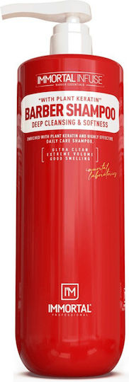 Immortal Infuse Barber Șampon de Hidratare și Volum 1000ml