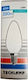 Techlamp Halogen Lamp Candle E14 40w Milky