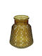 Dekorative Vase Glas Gelbe