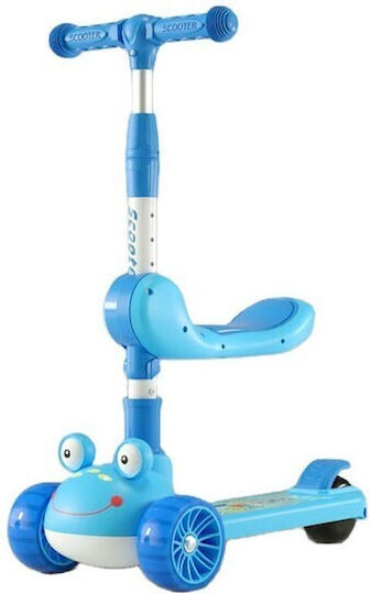 Kids Scooter Froggy Rider 3-Wheel Light Blue