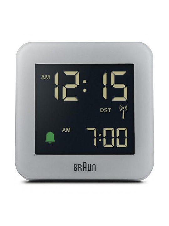 Braun Επιτραπέζιο Ψηφιακό Ρολόι με Ξυπνητήρι Καφέ BC09G-DCF