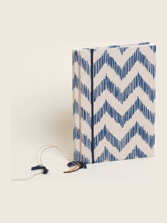 Beauty Home Wish Book Blue Zigzag Side