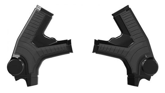Racetech Protecții Cadru Motocicletă Keeway Ușor Negru