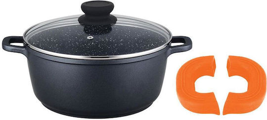 Sapir Zephyr Tief Kochtopf aus Aluminiumguss Dampfgaren 4,5l / 24cm