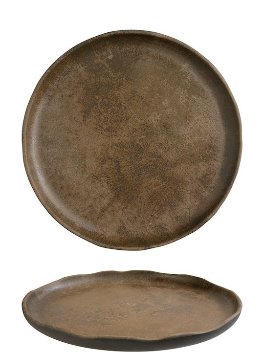 Bonna Cresta Shallow Brown Plate 27cm 6 Pieces