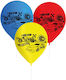 Set Latex Balloons Hot Wheels 8 Pieces
