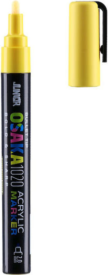 Junior Ακρυλικός Μαρκαδόρος Κιτρινο 2mm (Διάφορα Σχέδια)