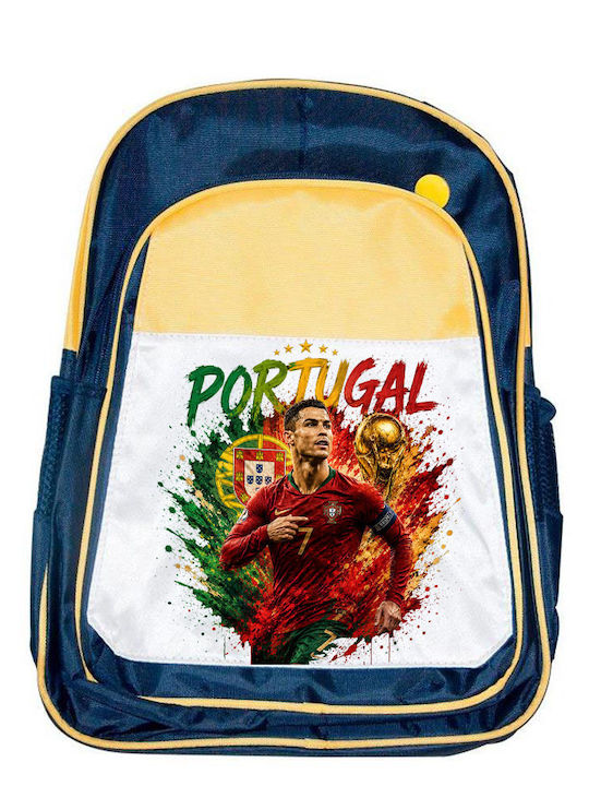 Детска Чанта Тъмносиня 41x30x15см World Cup 2026 Cristiano Ronaldo Детска Чанта Тъмносиня 41x30x15см World Cup 2026 Cristiano Ronaldo