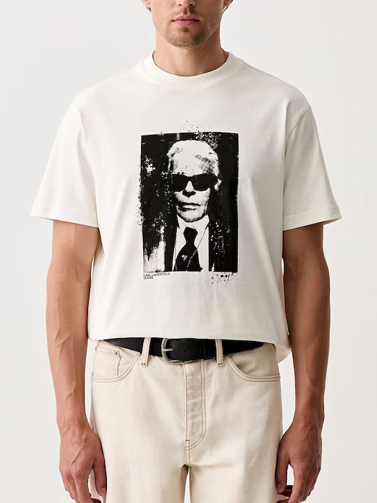 Karl Lagerfeld T-shirt Egret