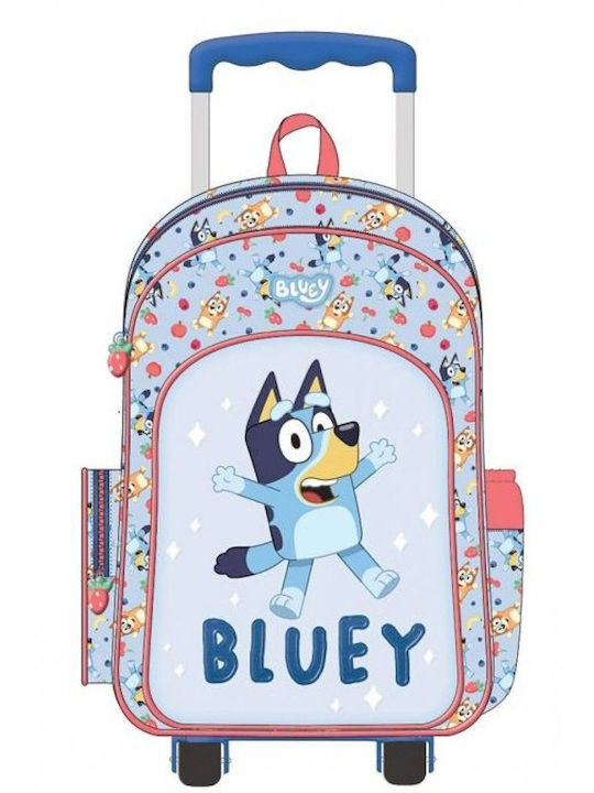 Graffiti School Trolley Bag Elementary Blue 2026