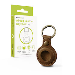 Mobile Origin Калъф за ключодържател от кожа за AirTag в кафяв цвят Mobile Origin Калъф за ключодържател от кожа за AirTag в кафяв цвят