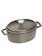 Staub Γάστρα Οβάλ Μαντεμένια 6lt