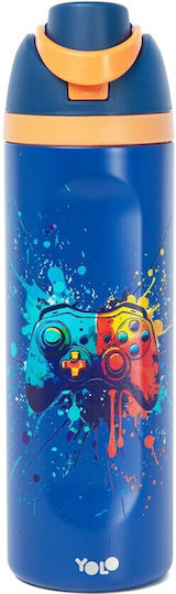 Yolo Kids Water Bottle Thermos Blue 700ml
