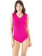Micromondal Sleeveless Fuchsia Bodysuit 1118fux