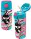 Graffiti Kids Thermos Bottle Kuromi Plastic Non Spill 450ml