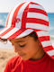 Swim Essentials Παιδικό Καπέλο Υφασμάτινο Αντηλιακό Κόκκινο