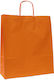Paper Gift Bag Orange 18x24x7cm