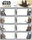 Star Wars Ετικέτες Τετραδίων 8τμχ